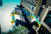 Ukrainian Banners on State St.